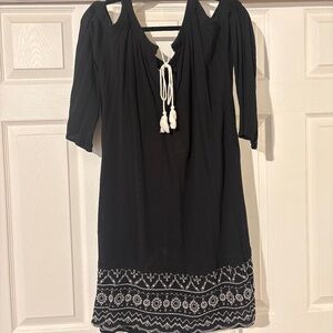 Black Western dress